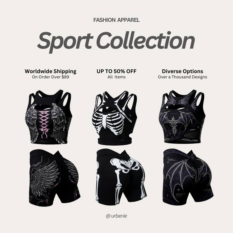Theurbenieus Shop Facebook ad: Women's Vest And Shorts, Fitness & Sports Outfit