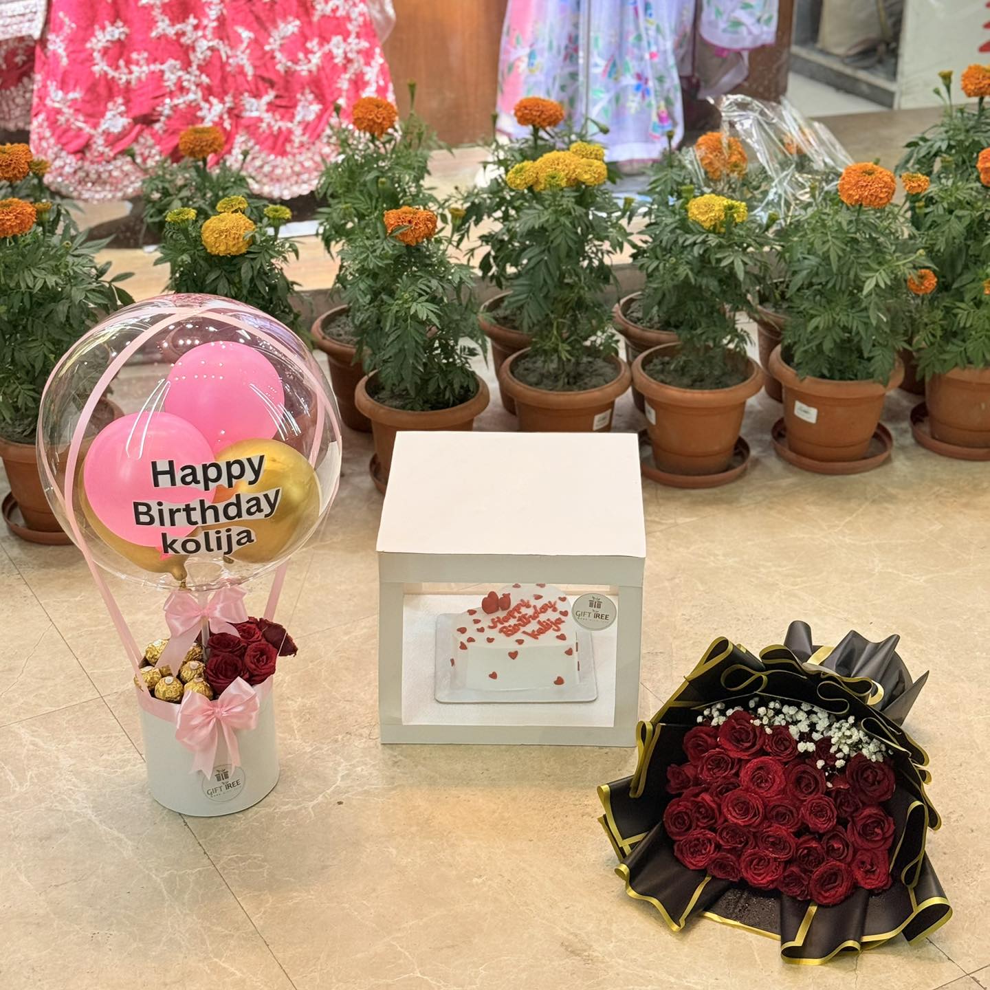 Gift Tree Facebook ad: Surprise your loved one at 11:59 pm on…