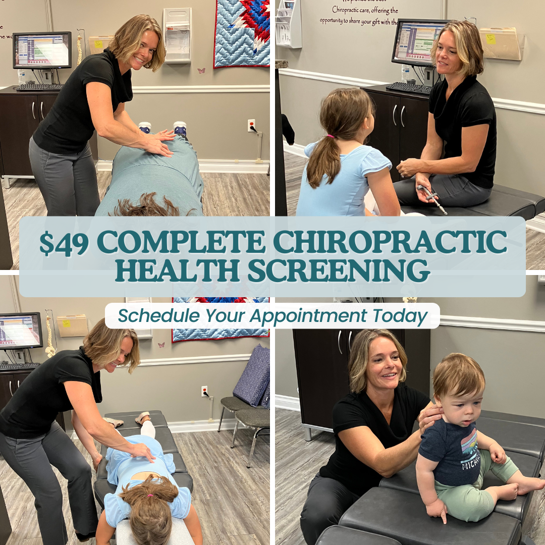 Lifetime Family Chiropractic Facebook ad: $49 Complete Chiropractic Health Screening