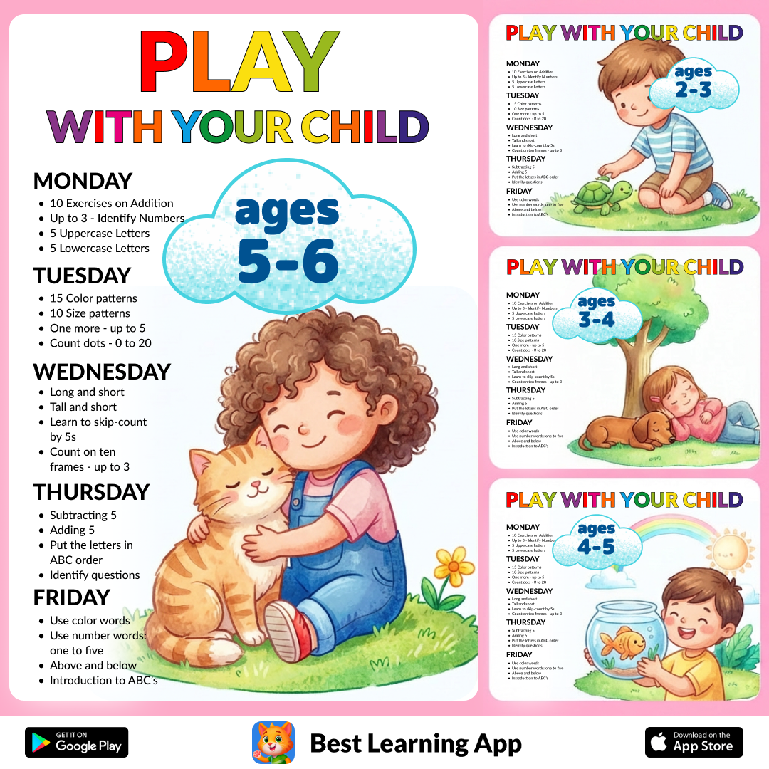 Kids Learning App: ABC, 123 & More Facebook ad