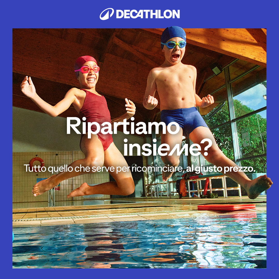 Decathlon Italia Facebook ad from Sep 14, 2026