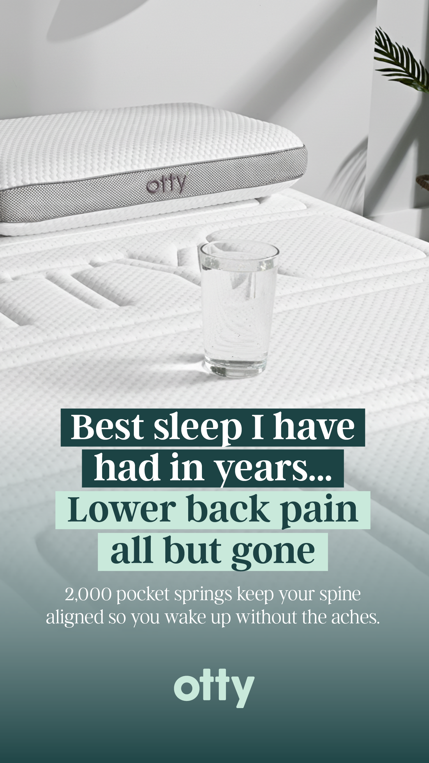OTTY Mattress Facebook ad