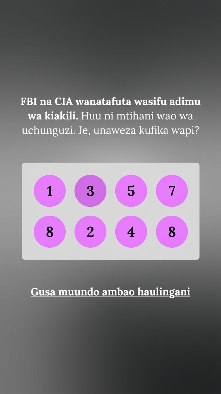 Free International IQ Test Facebook ad