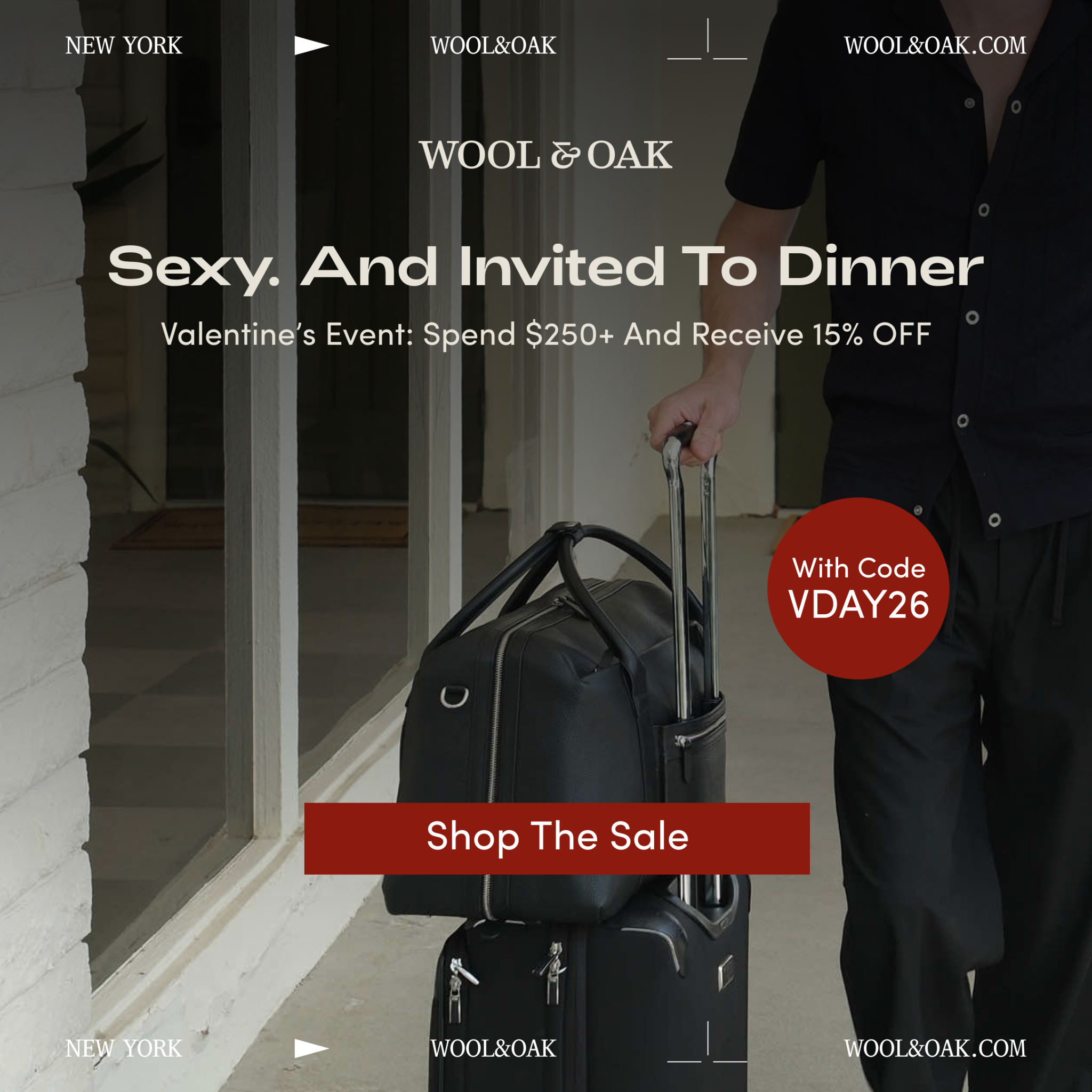 Wool & Oak Facebook ad