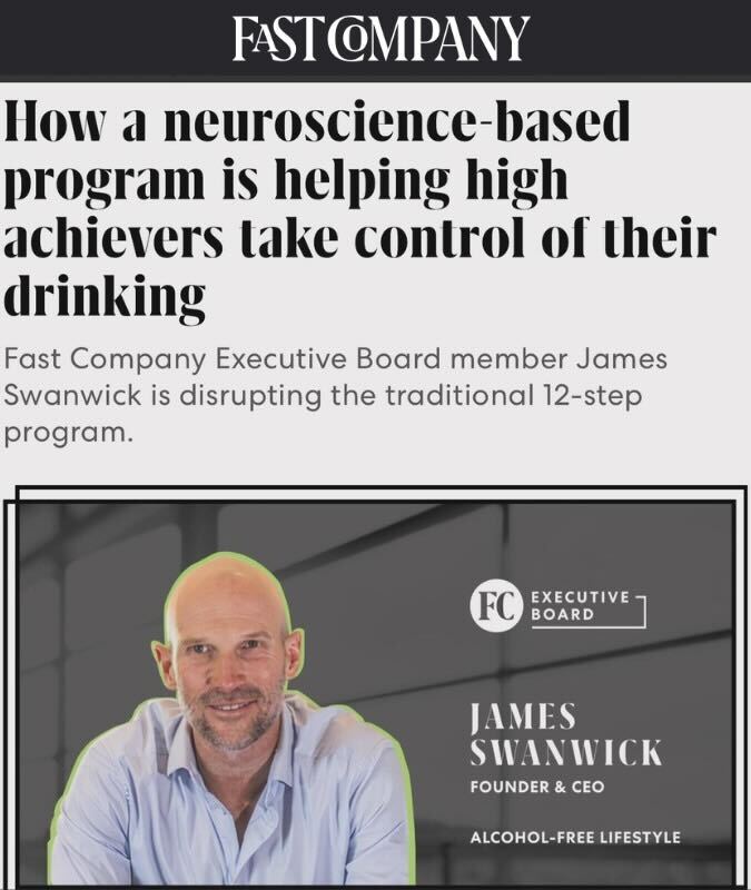Alcohol Free Lifestyle Facebook ad: WOW…This makes stopping drinking EASY!