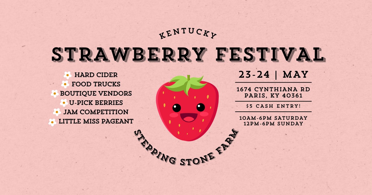 Stepping Stone Farm Facebook ad: Kentucky Strawberry Festival