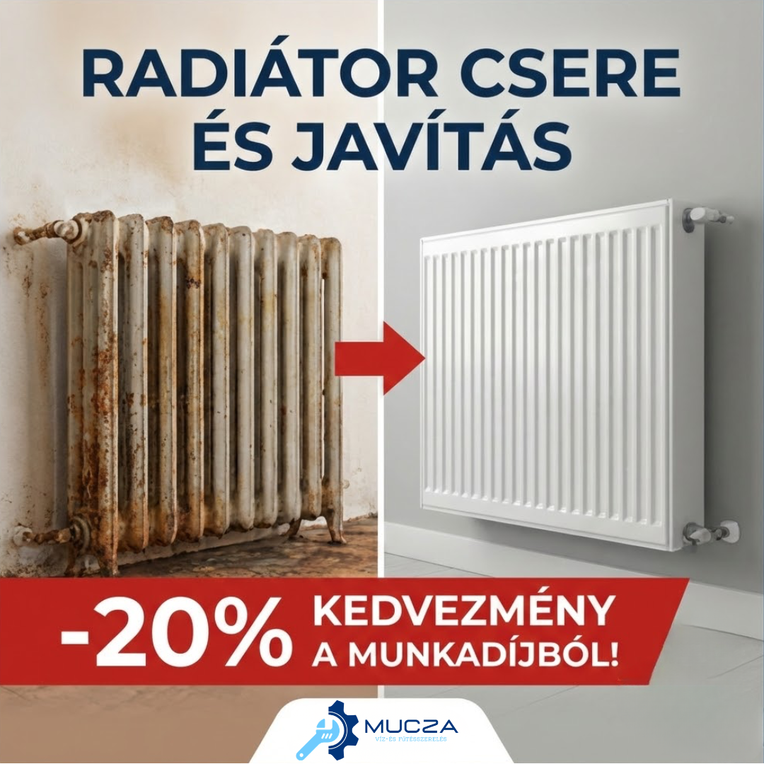 Mucza Vízszerelő Facebook ad: SZEZONÁLIS AKCIÓ