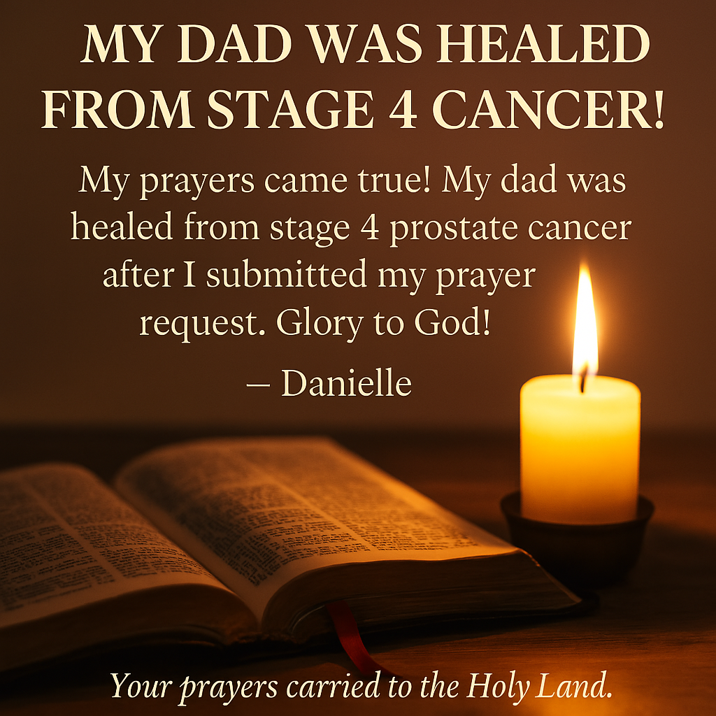 Holy Land Prayer Facebook ad