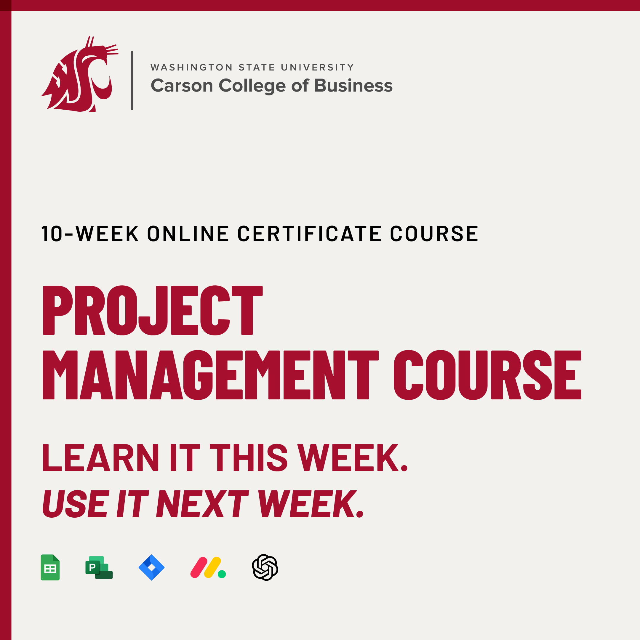 WSU Carson College of Business Facebook ad