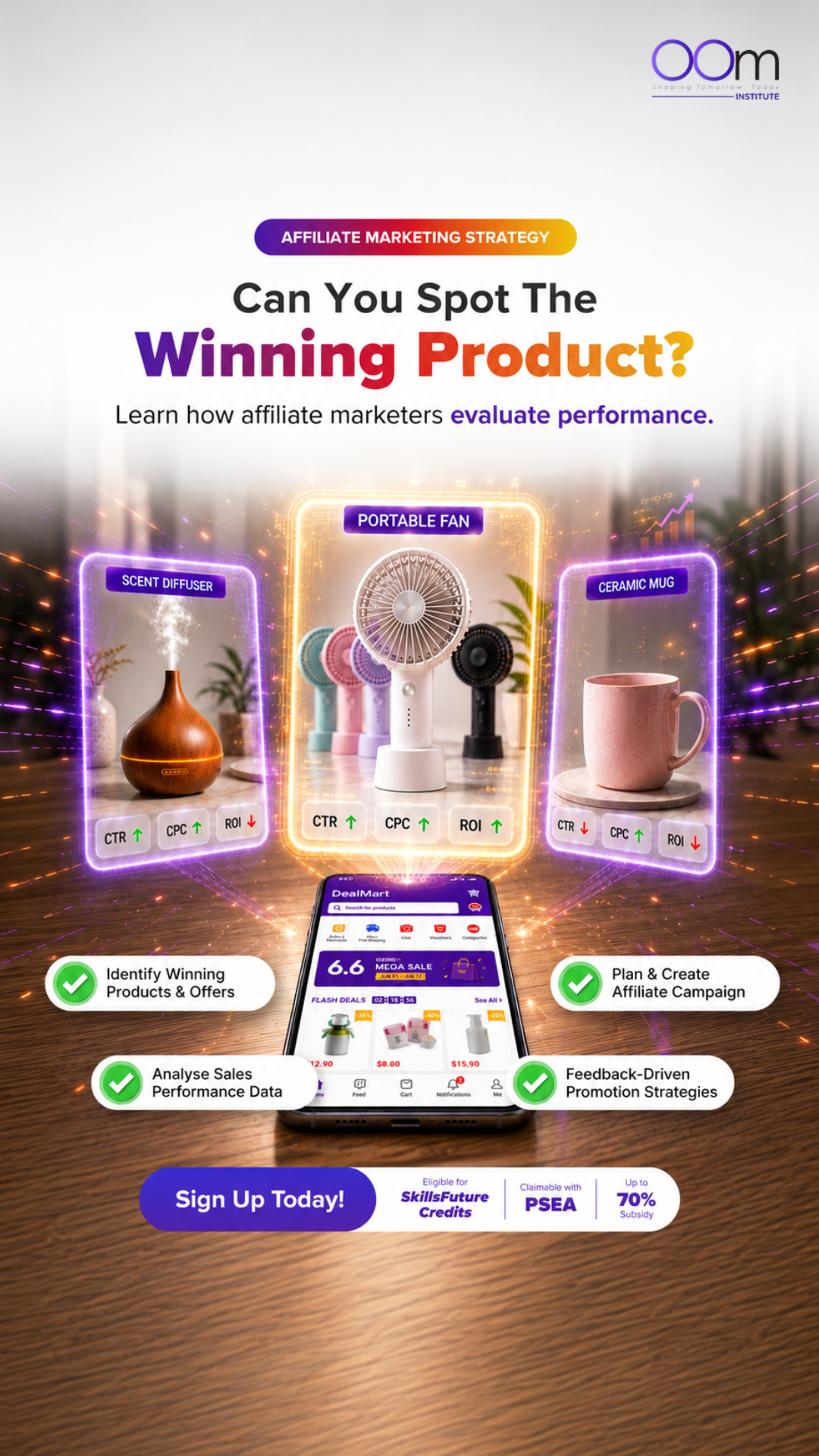 OOm Digital, Tech & AI Institute Facebook ad