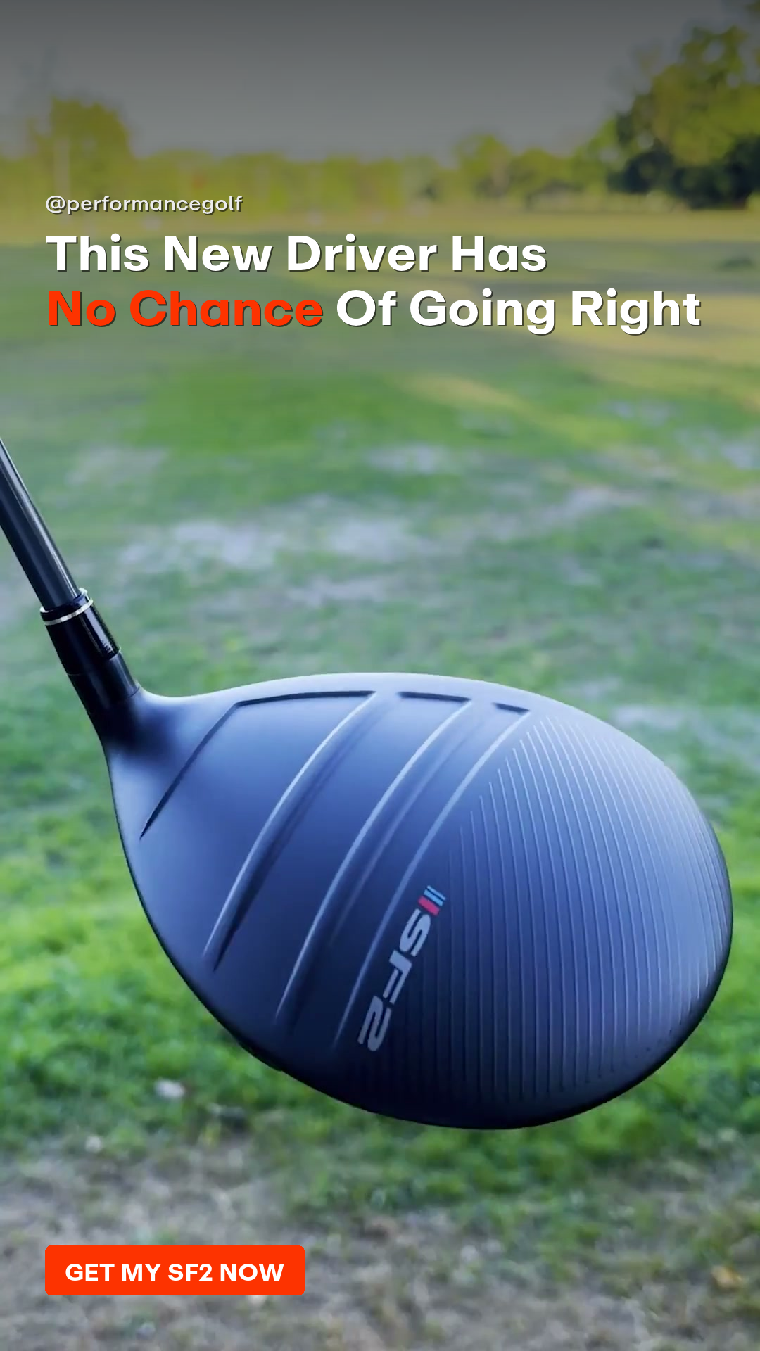 Performance Golf Facebook ad