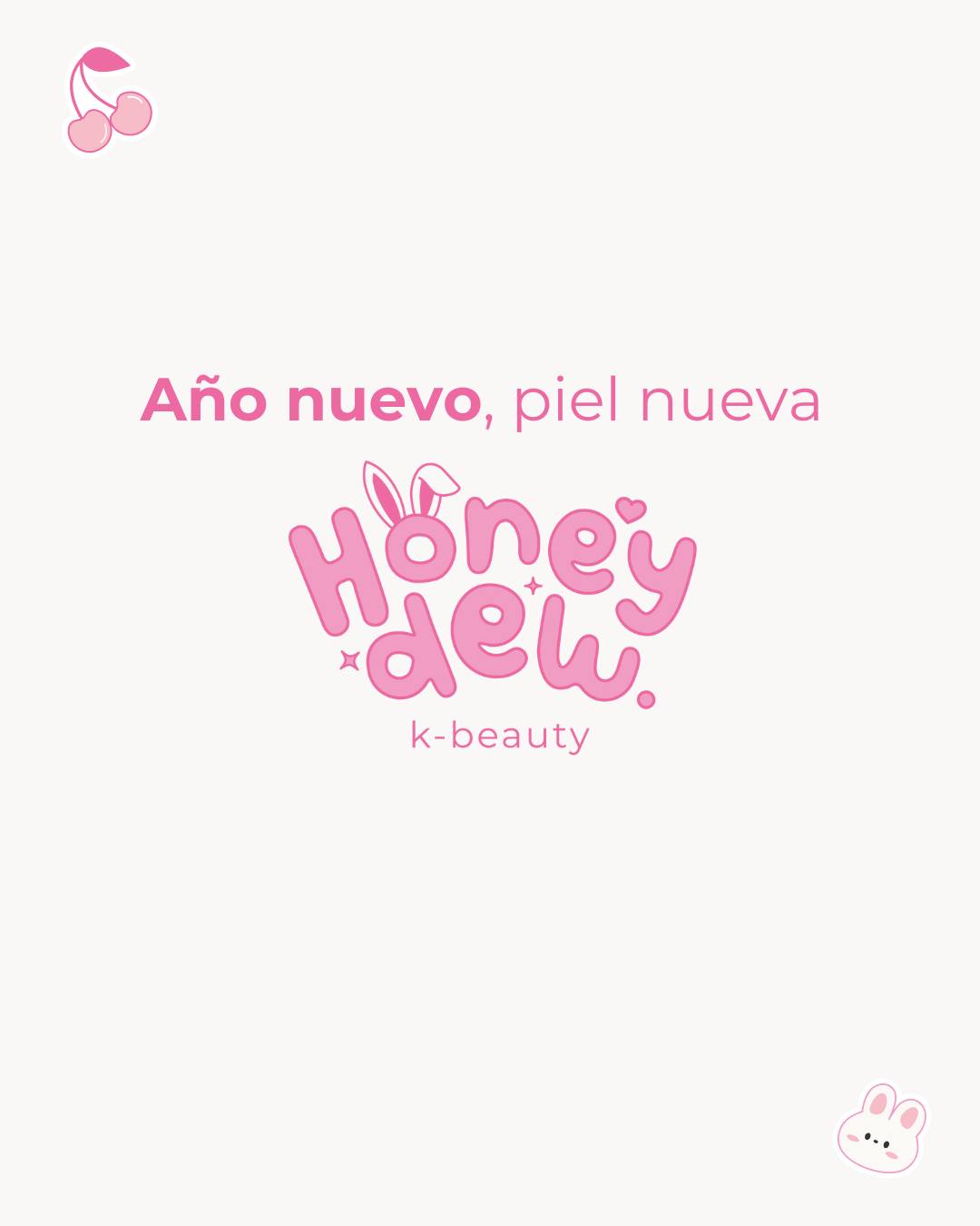 Honeydew Beauty Facebook ad: Que tu propósito de Año Nuevo sea una…