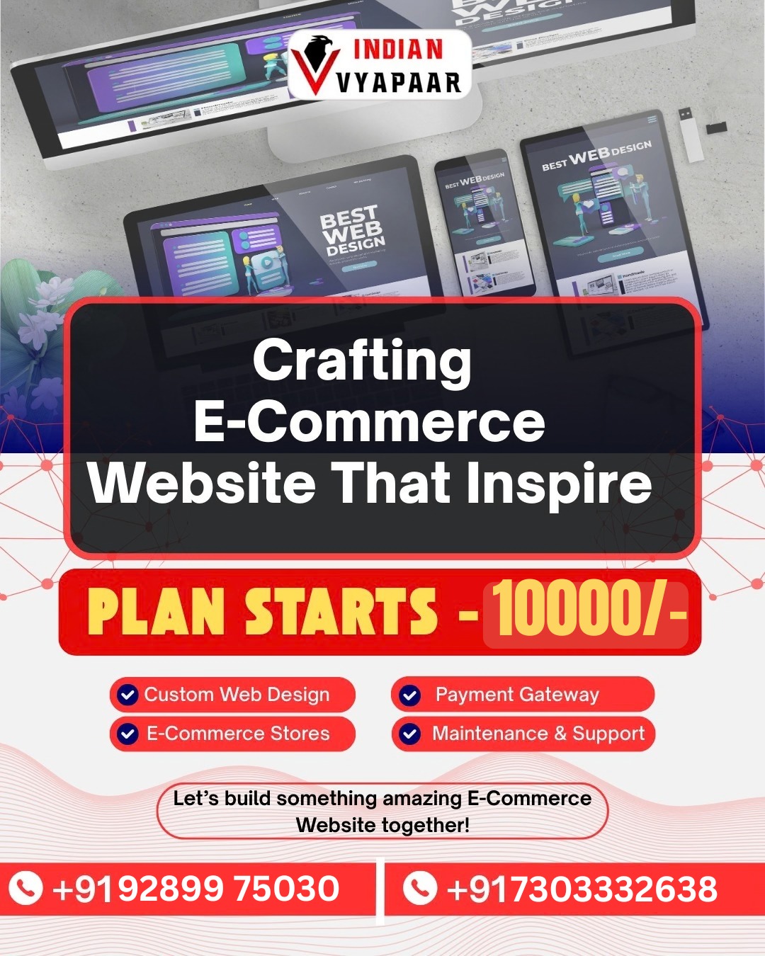 Indian Vyapaar Facebook ad: Chat with us