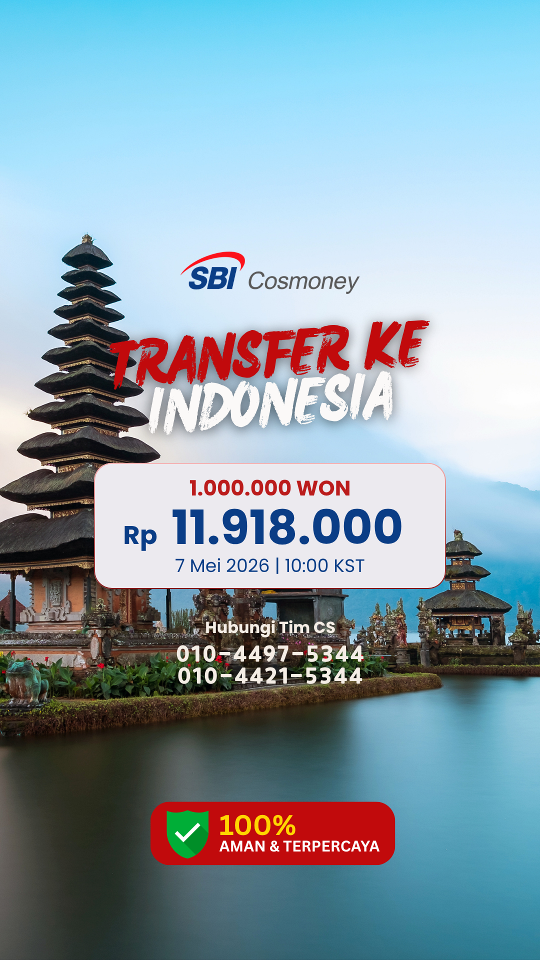 SBI Cosmoney Indonesia Facebook ad from May 6, 2026