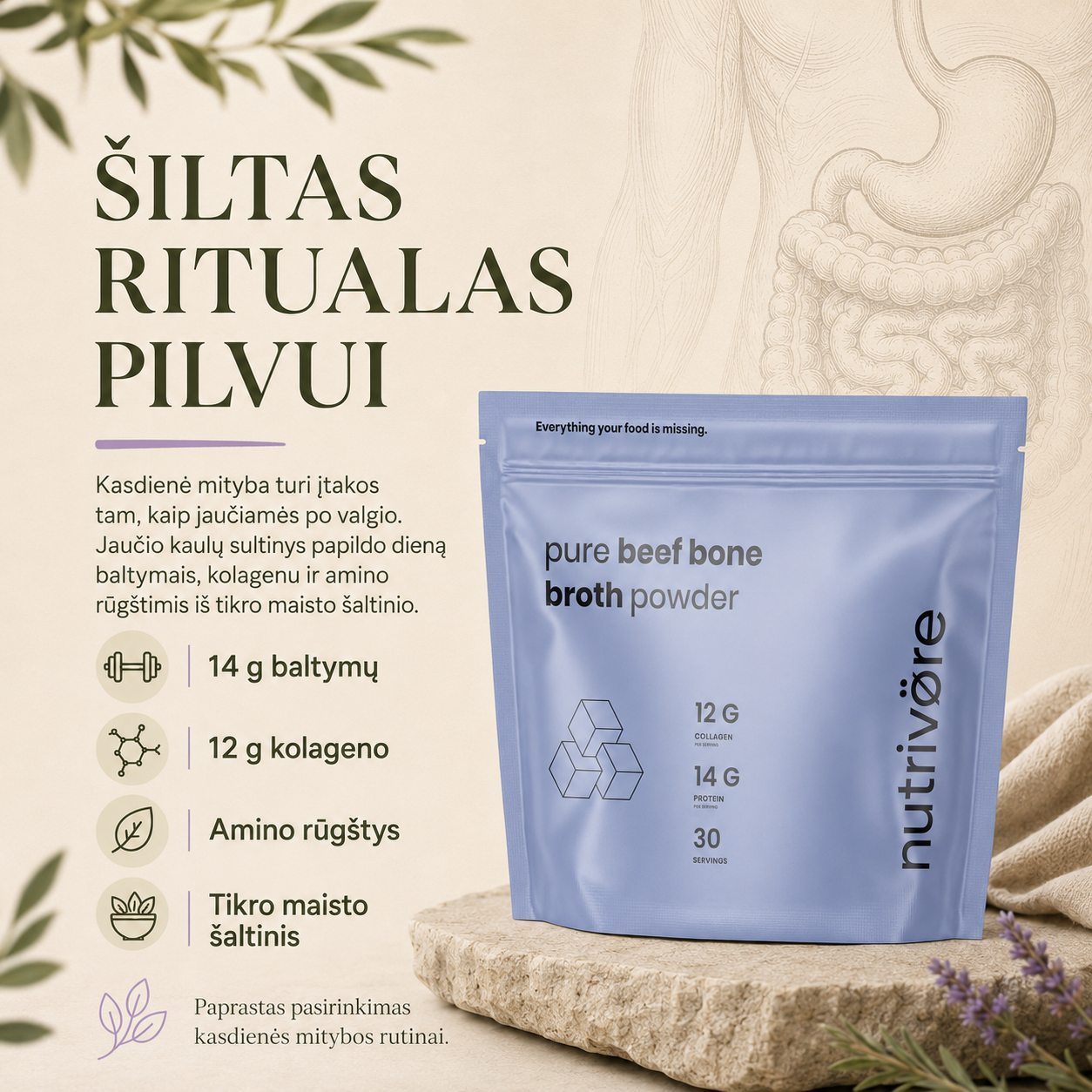 Soulel Facebook ad: VISKAM IKI -25%.
