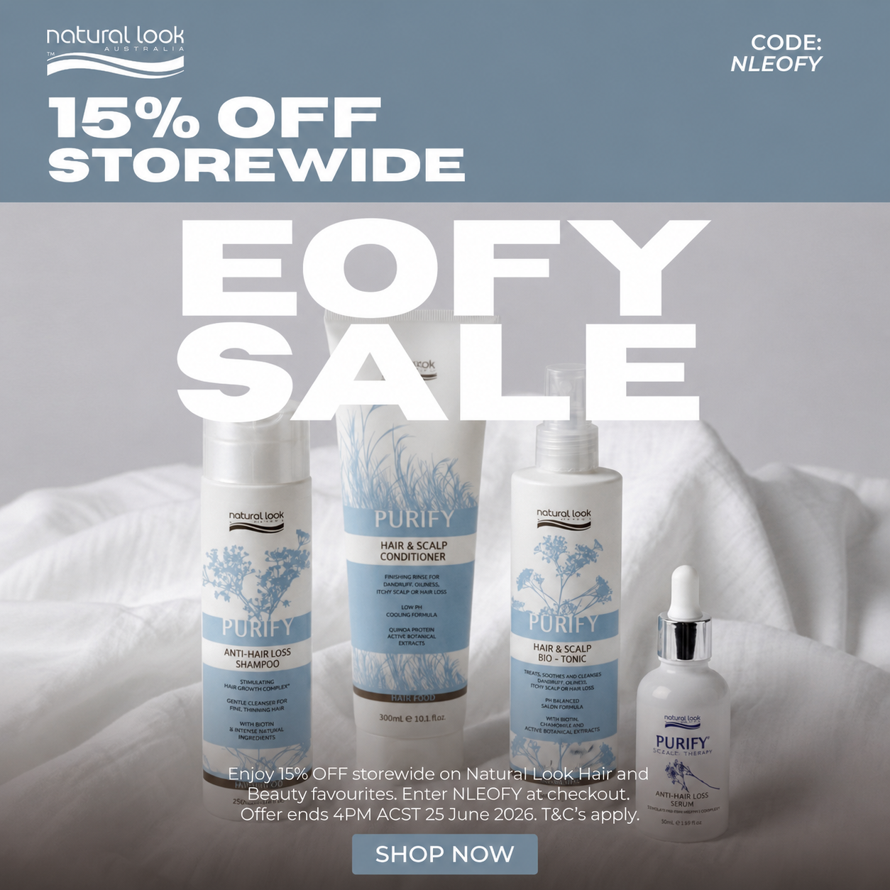 Natural Look Australia Facebook ad