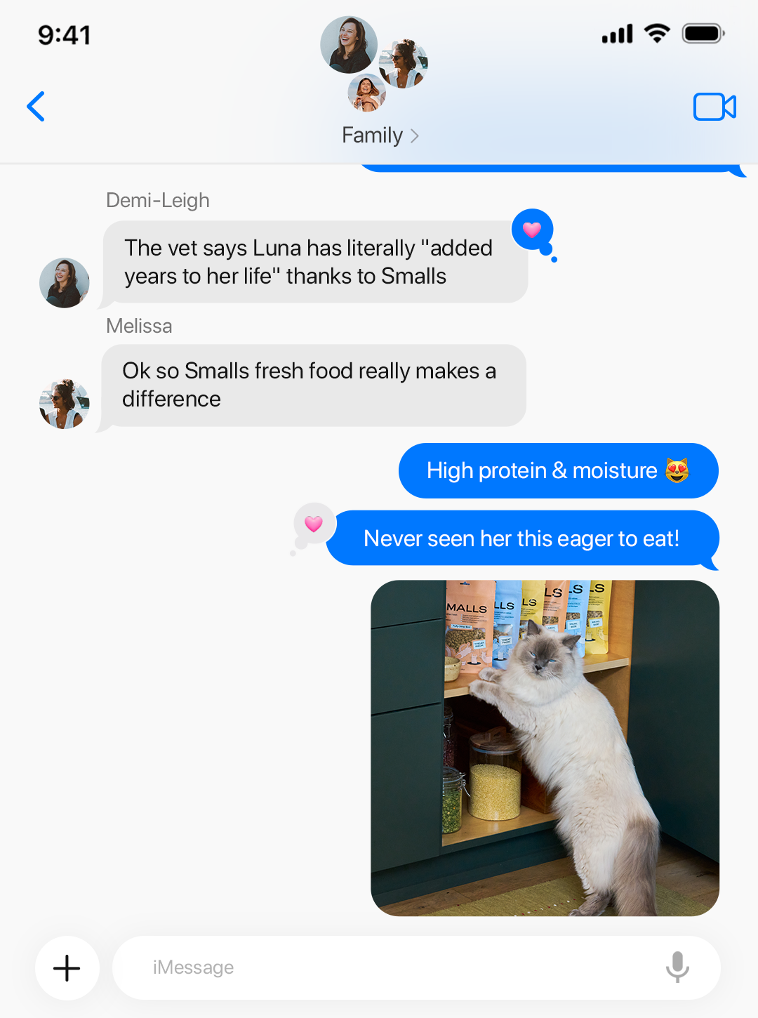 Smalls Facebook ad