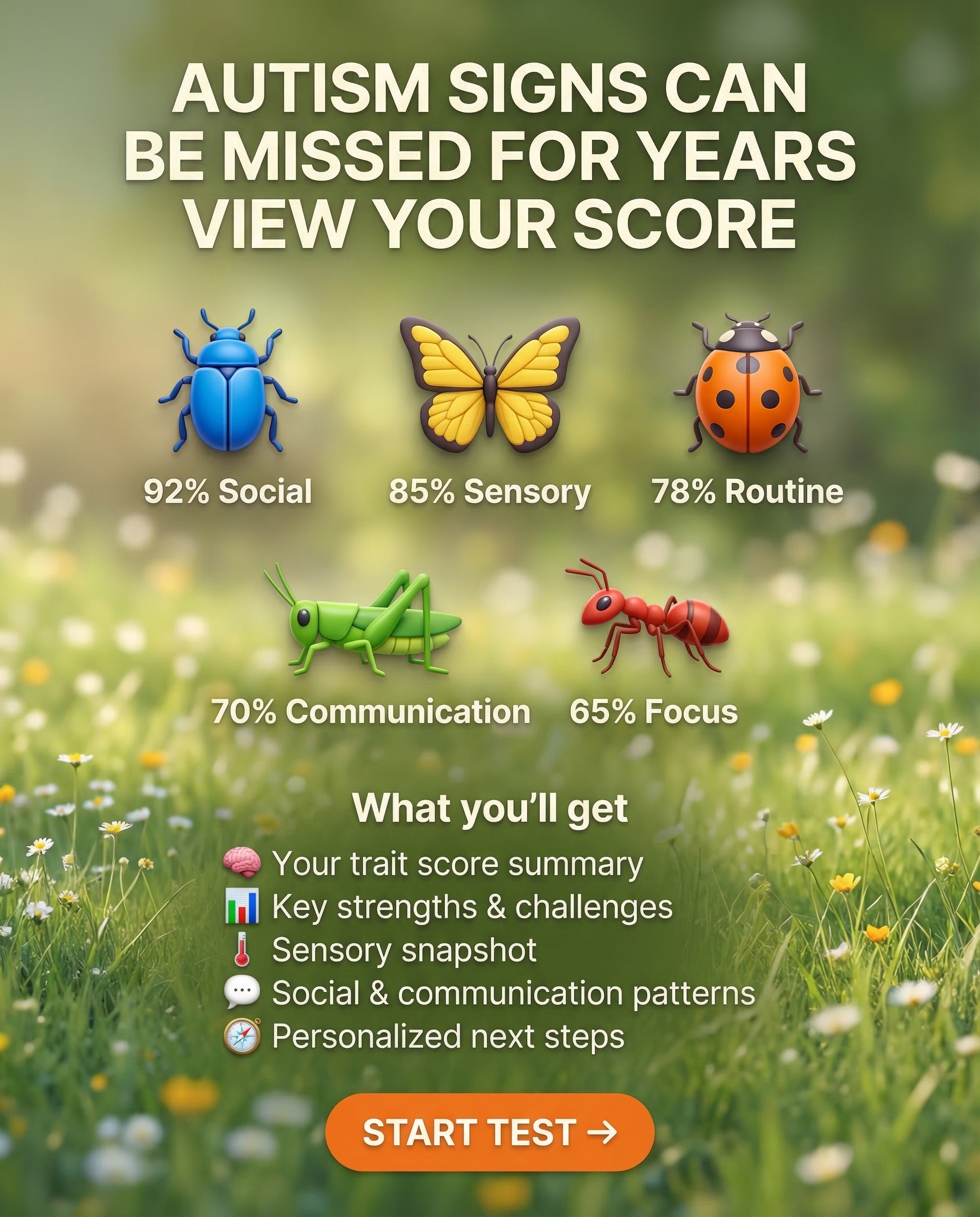Personality Test: Created by Experts  Facebook ad