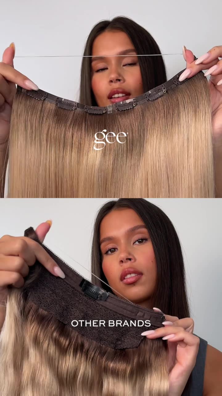 Gee Hair Facebook ad: 20% off your first order, free shipping and a 12-month…