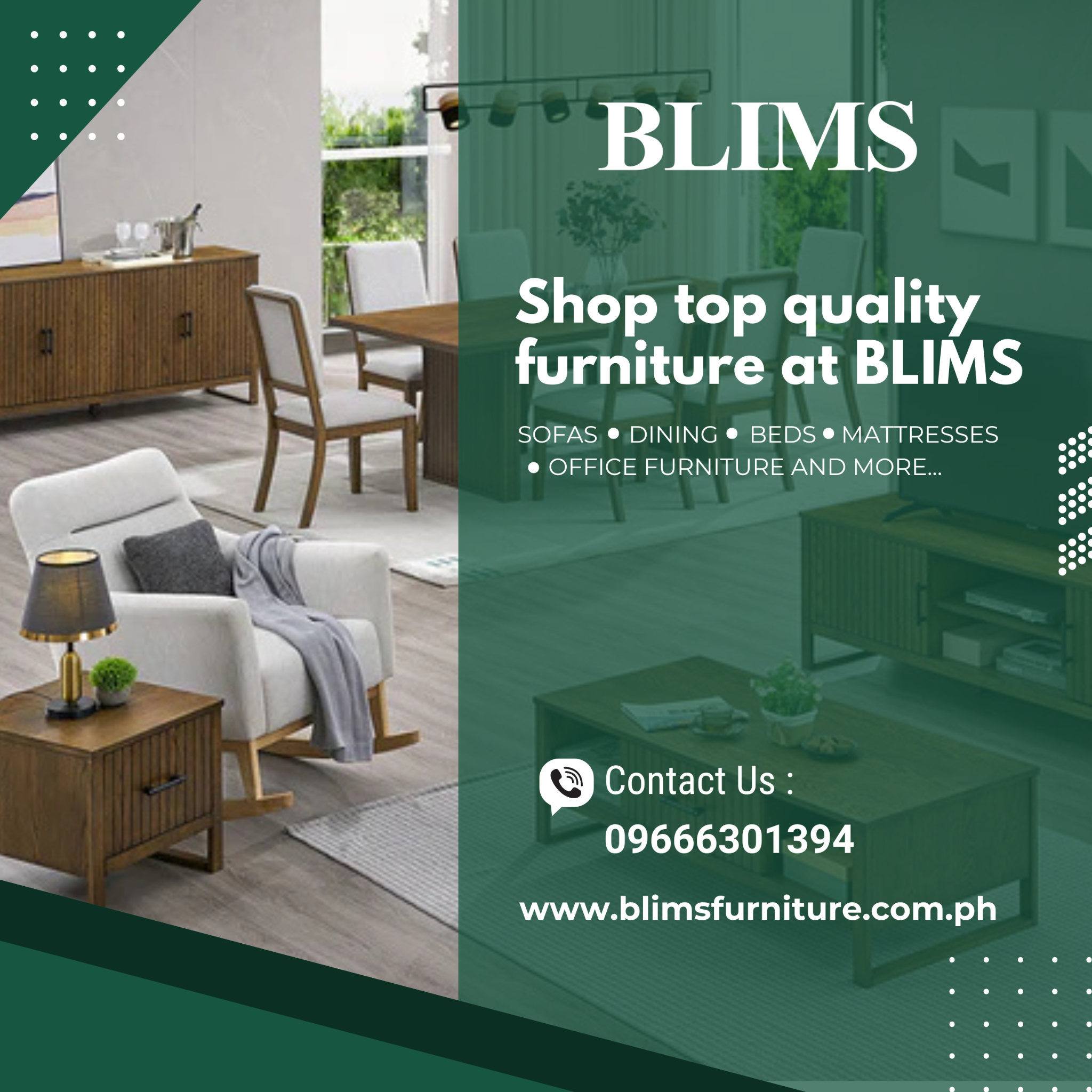 BLIMS Fine Furniture Facebook ad