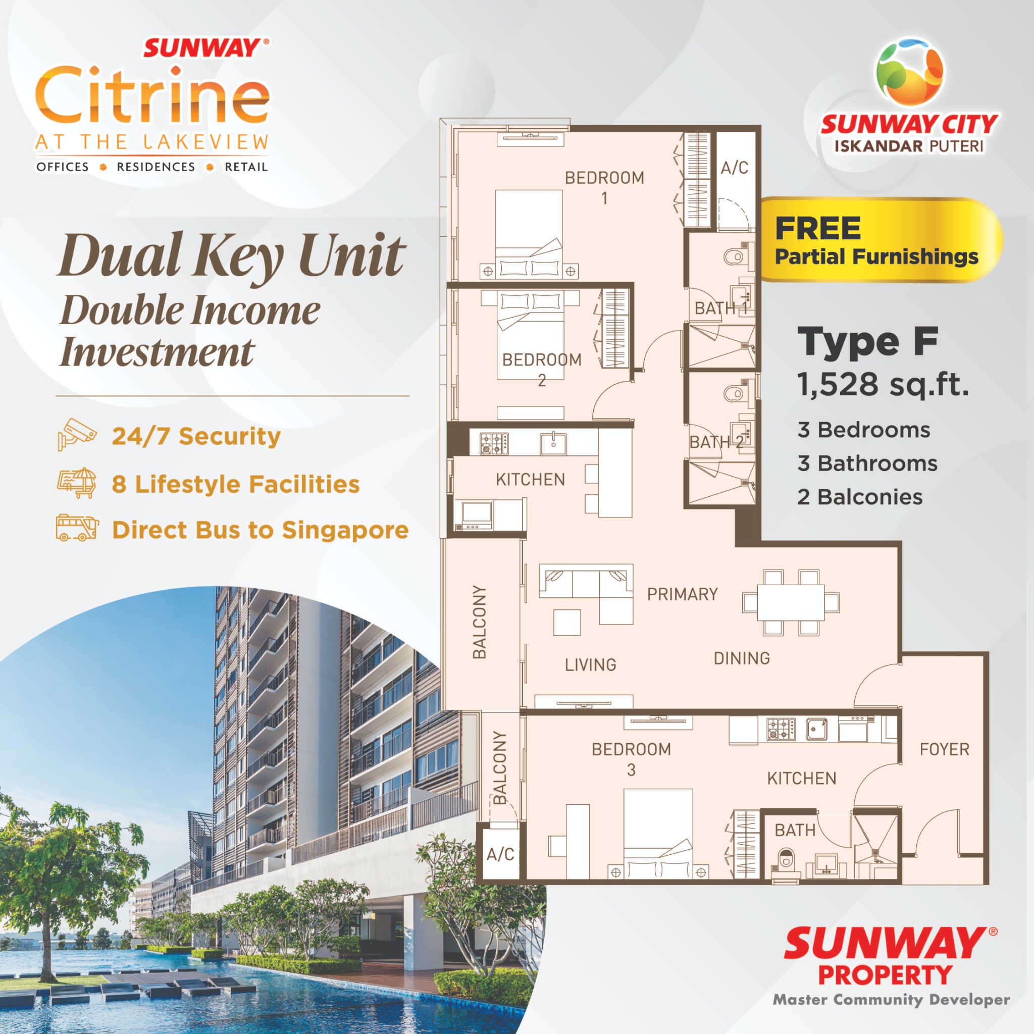 Sunway City Iskandar Puteri Facebook ad