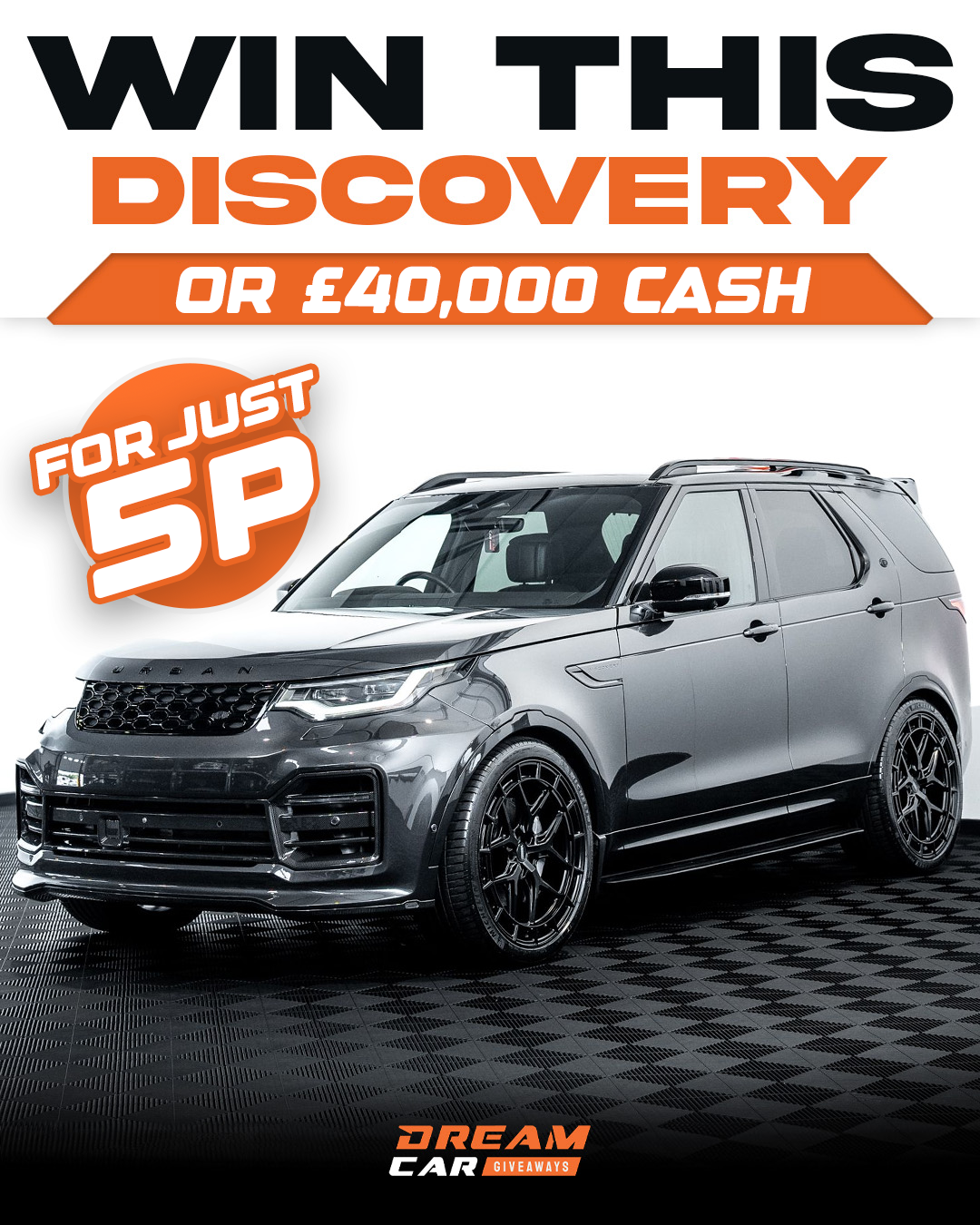 Dream Car Giveaways Facebook ad