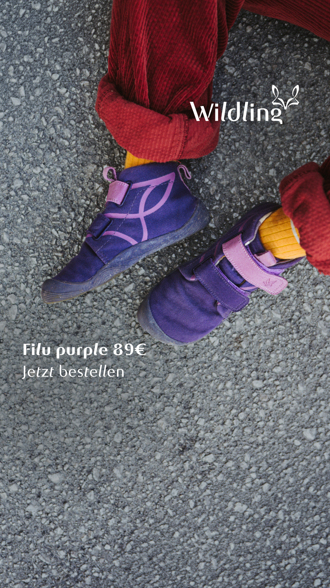 Wildling Shoes Facebook ad: Rundum geschützt unterwegs