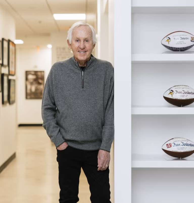 Fran Tarkenton Facebook ad: Live Video Call with NFL Legend, Fran Tarkenton