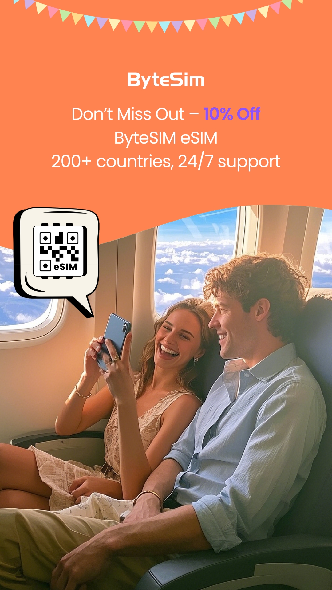 ByteSim Facebook ad