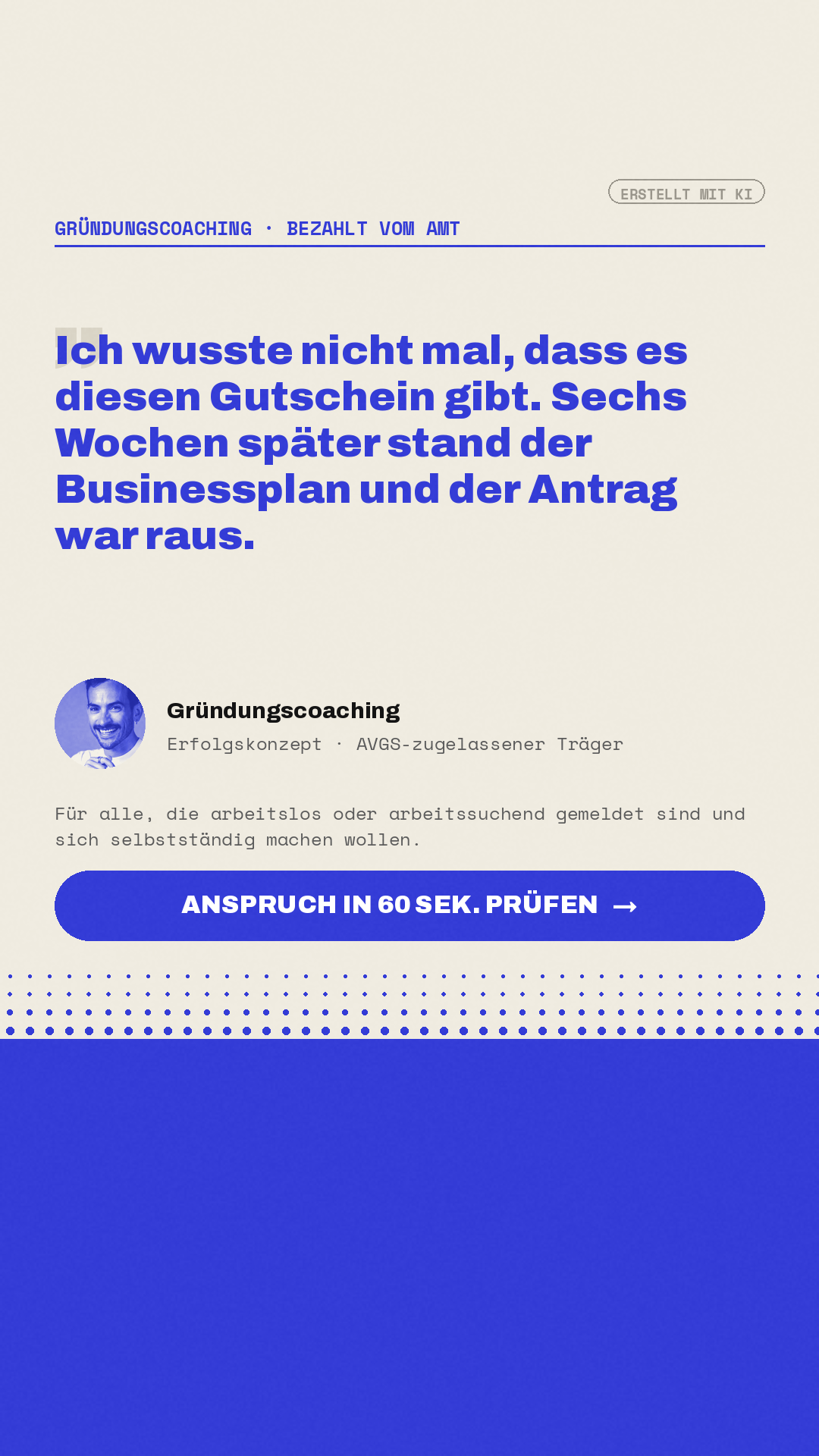 Imberti Consulting Facebook ad from Jul 31, 2026