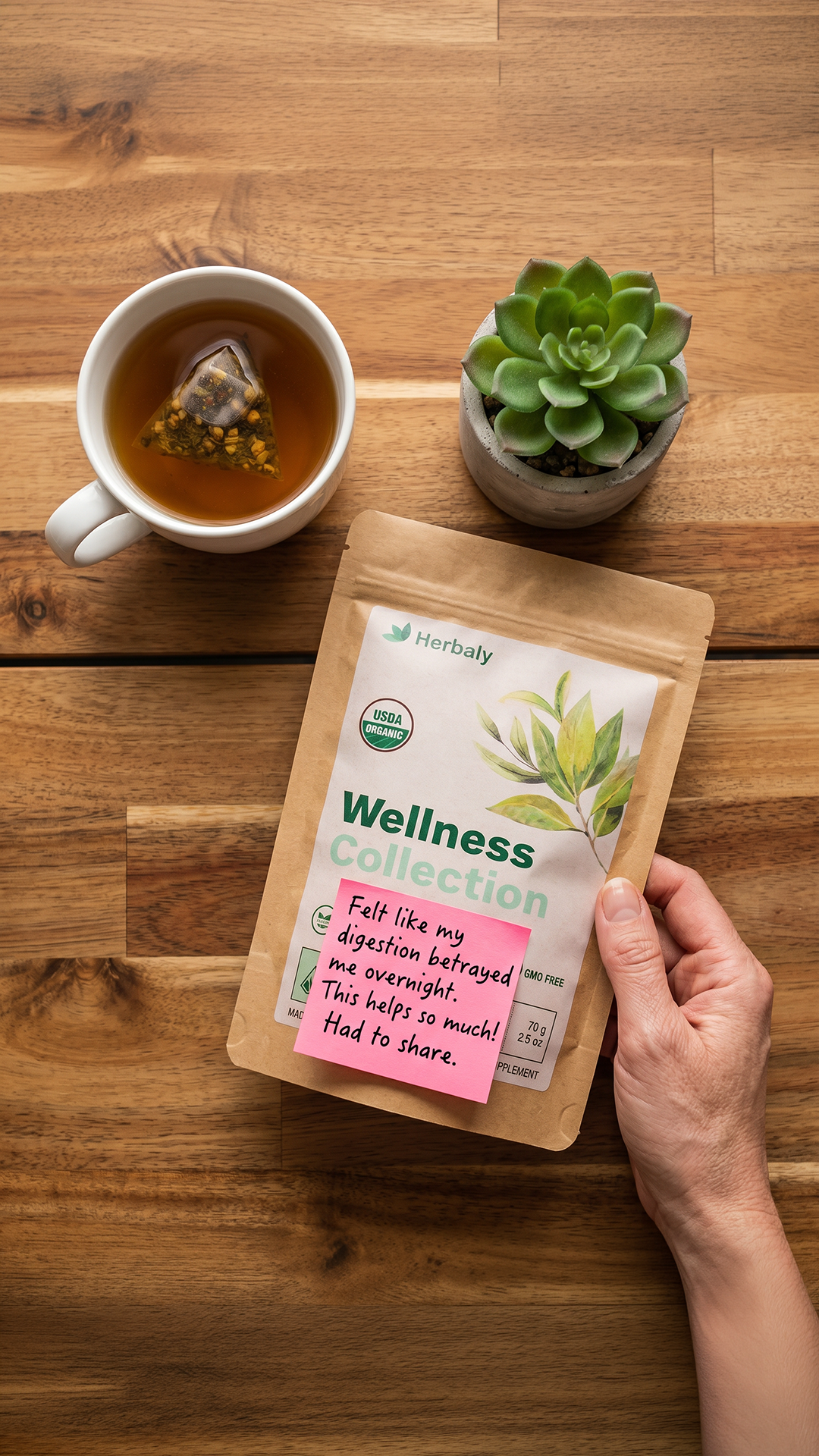 Herbaly Facebook ad