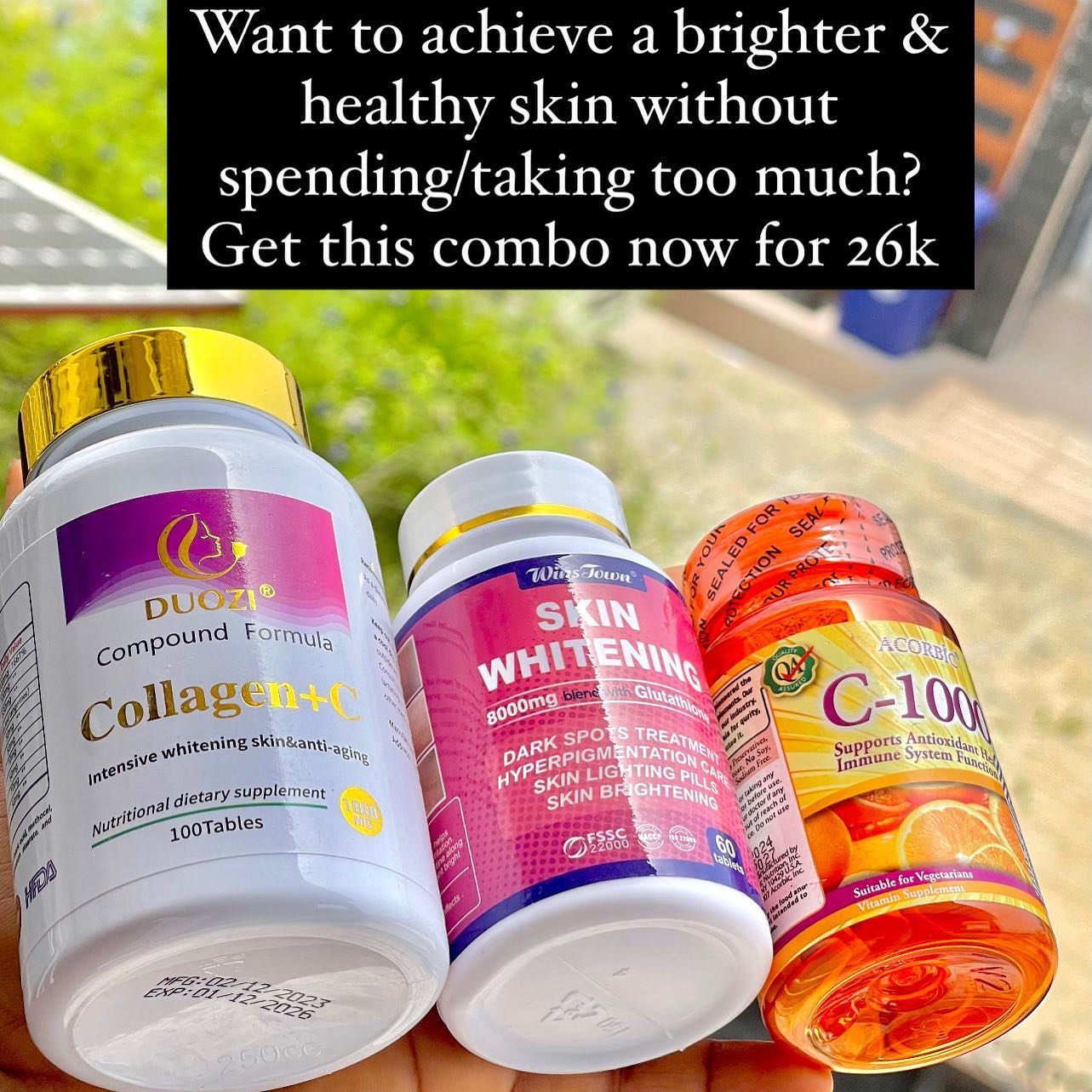 Royalsglow_skinvitamin Facebook ad: The best part of this combo is that…