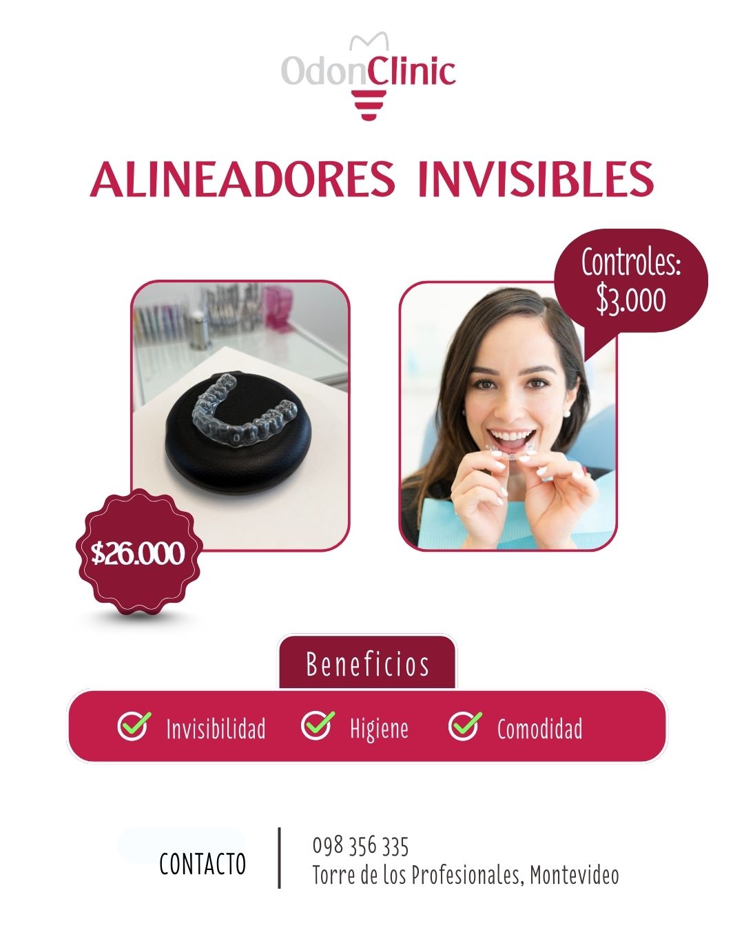OdonClinic Facebook ad from Sep 9, 2025