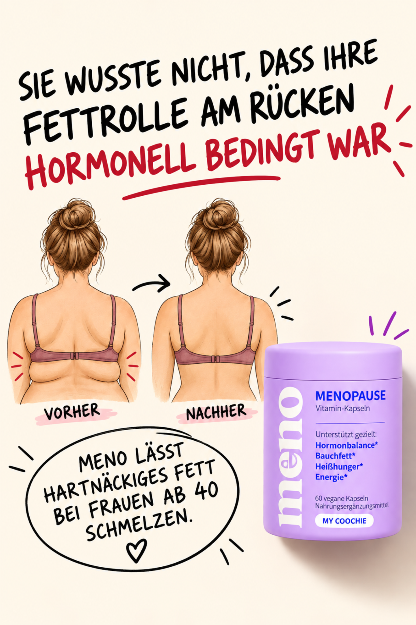 Menopause Weightloss Secrets Facebook ad