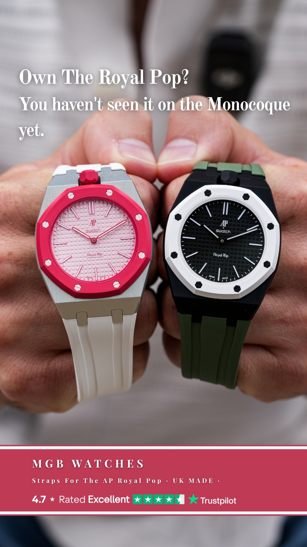 MGB Watches Facebook ad