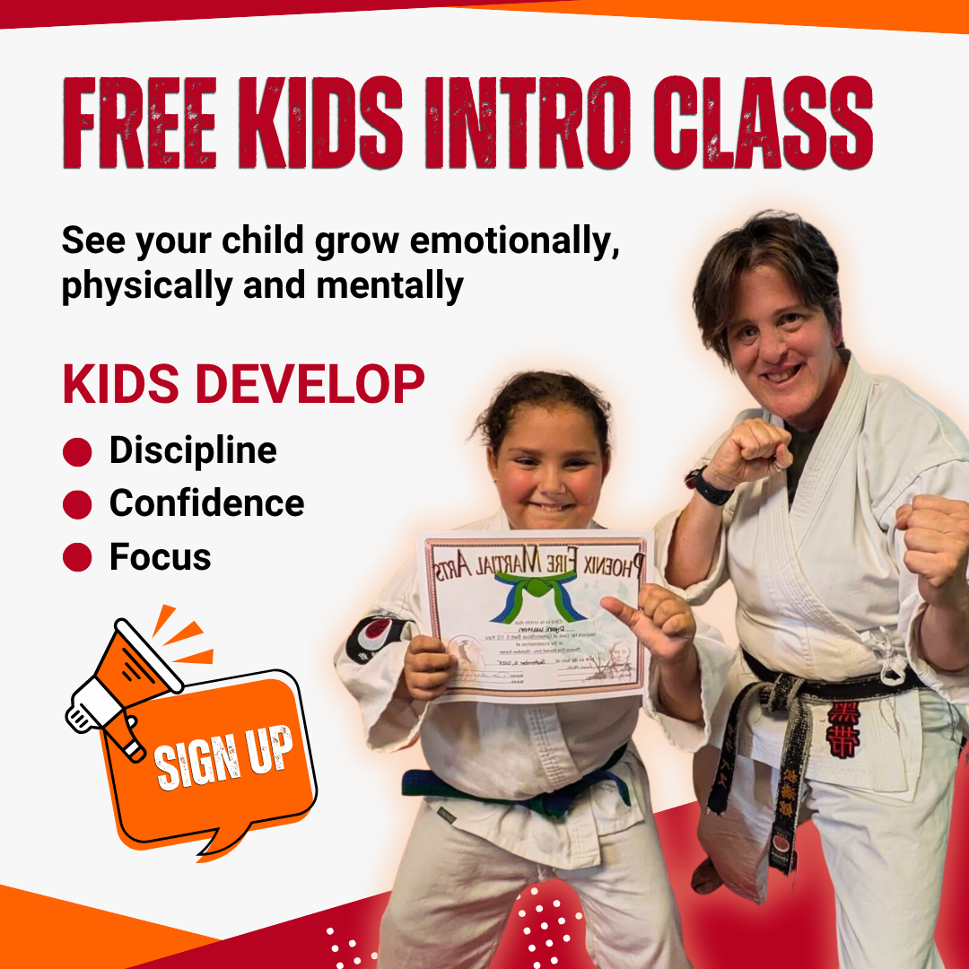 Phoenix Fire Martial Arts Facebook ad