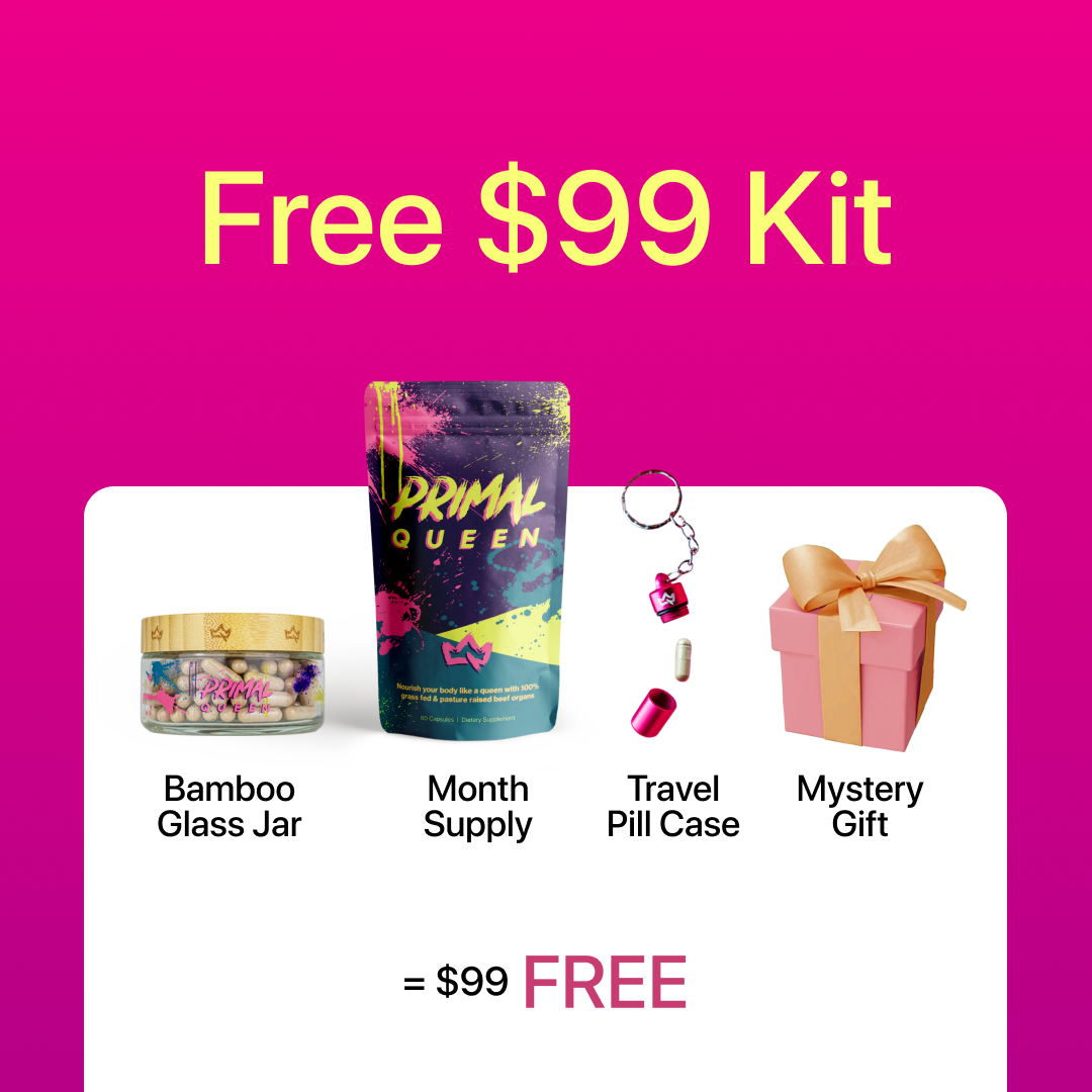 Hormonal Harmony Facebook ad: Learn the benefits of female-focused beef organs →
