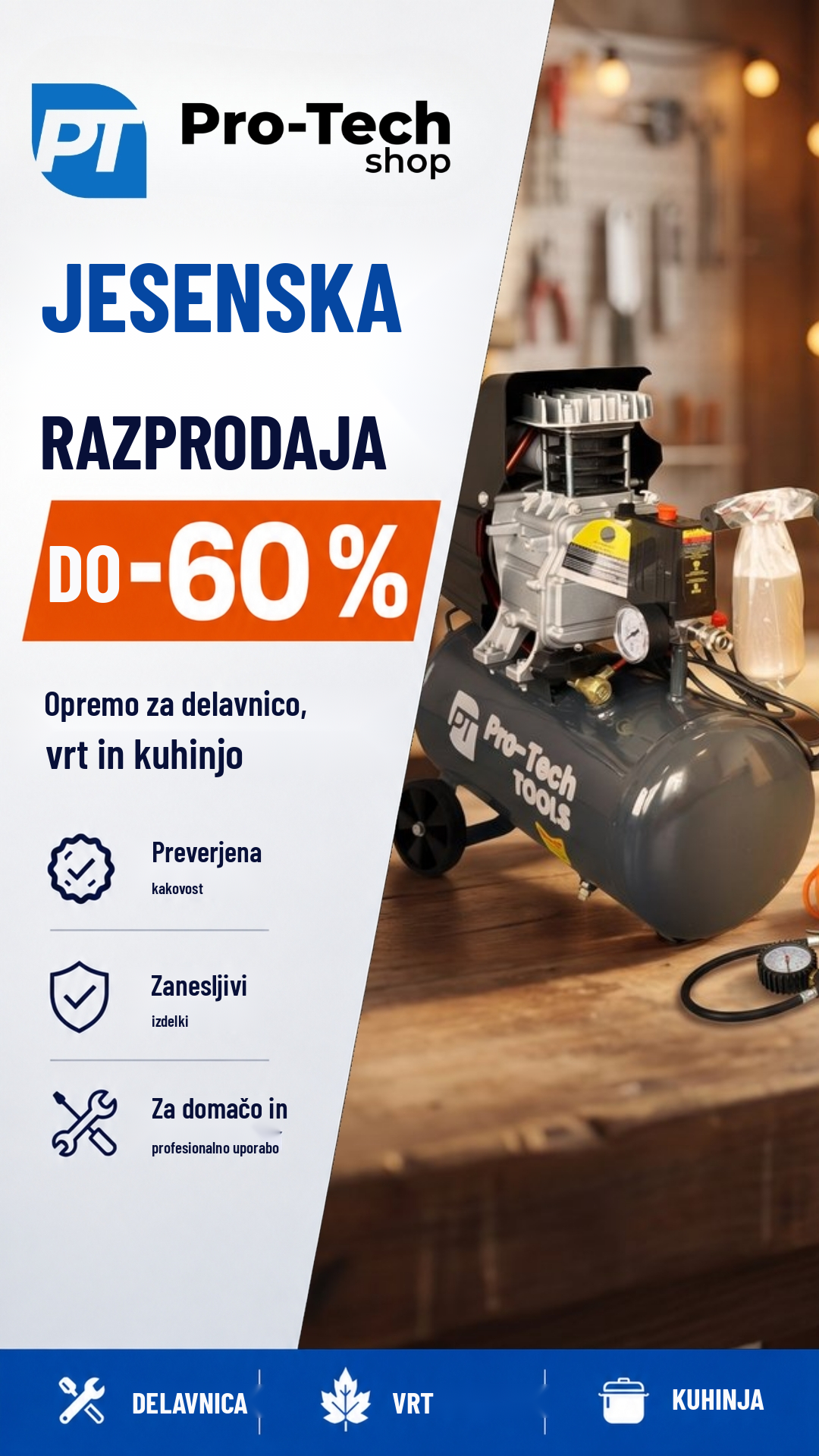 Pro-Tech shop.si Facebook ad