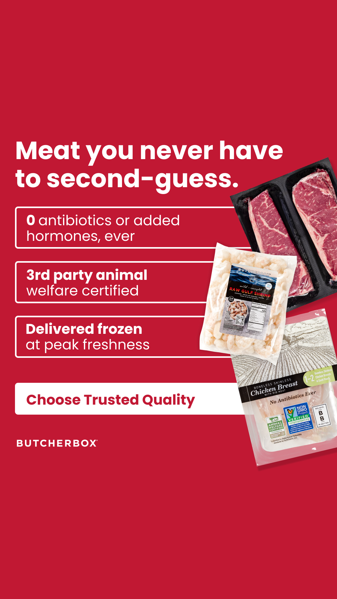 ButcherBox Facebook ad