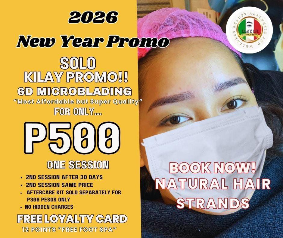 Kilay is Life Beauty Aesthetic and Wellness - Villongco Commonwealth Facebook ad