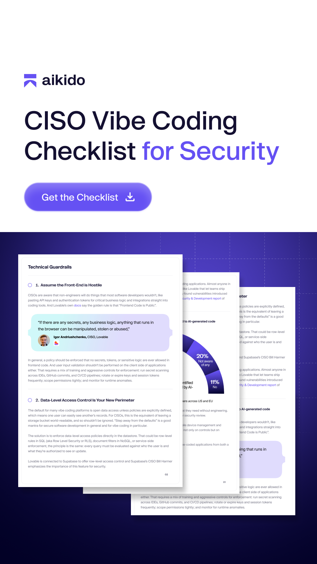 Aikido Security Facebook ad from Jul 30, 2026