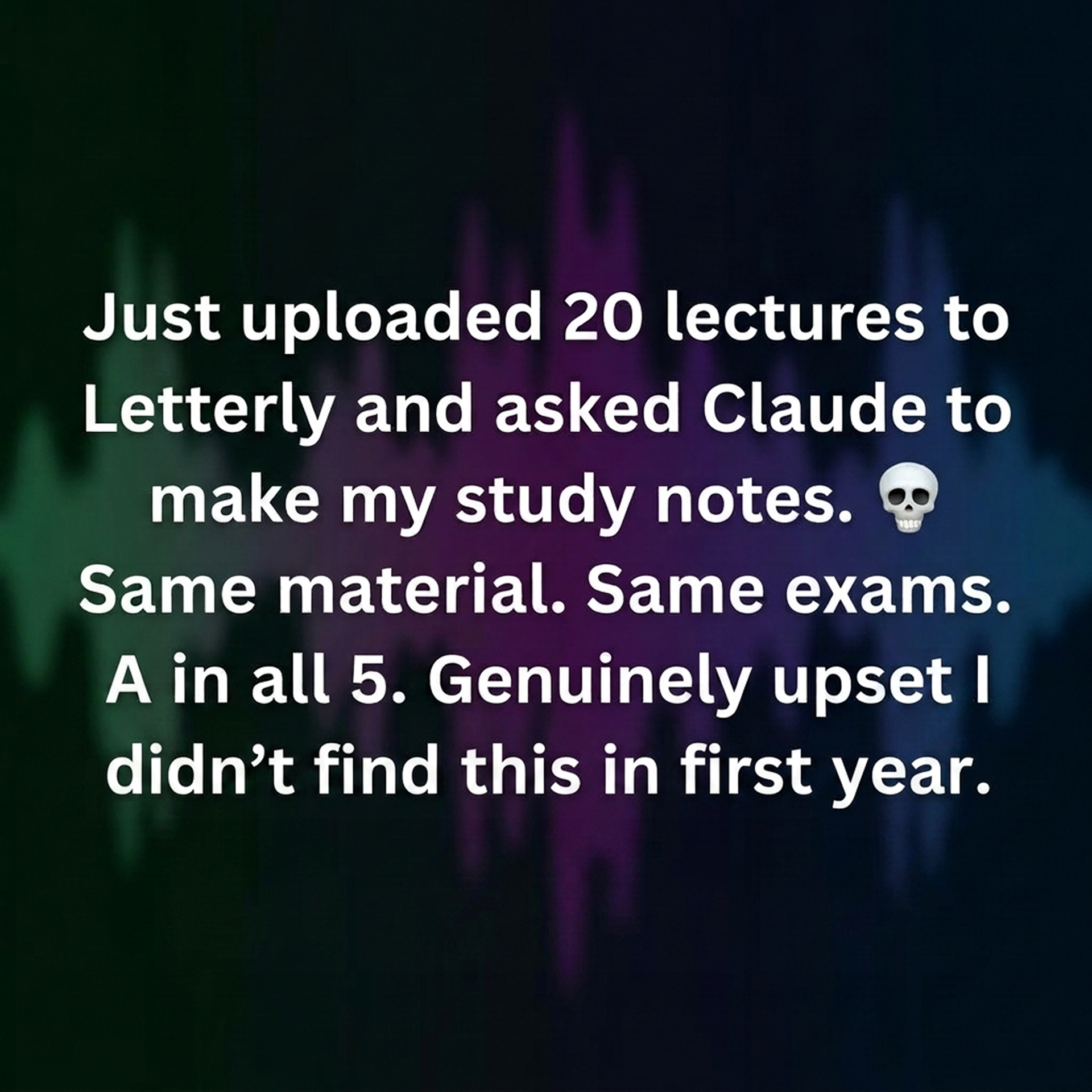Letterly Facebook ad