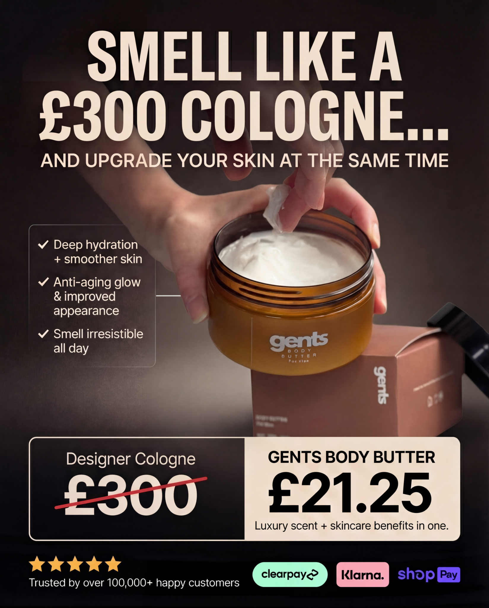 Gents Body Butter Facebook ad