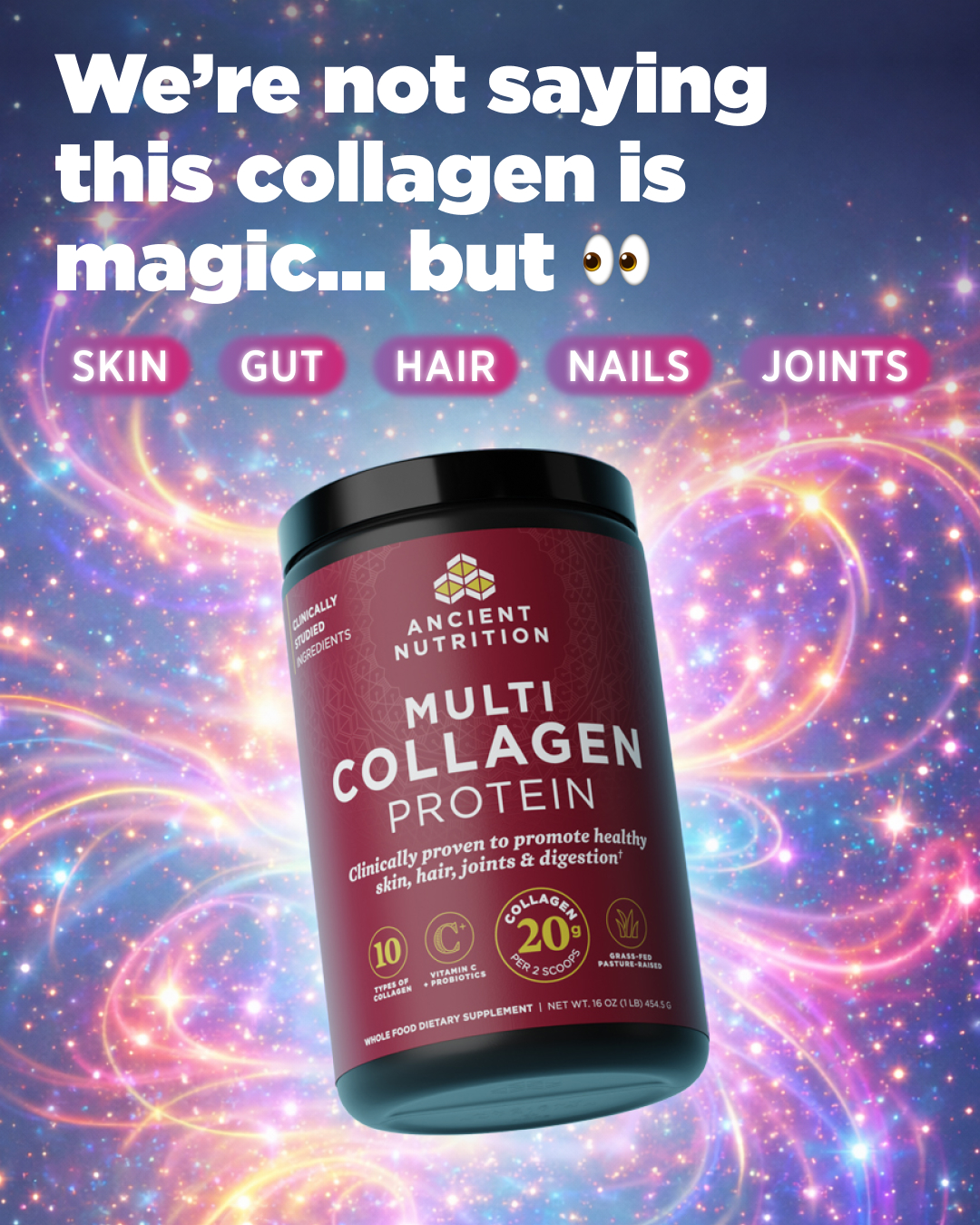 Ancient Nutrition Facebook ad