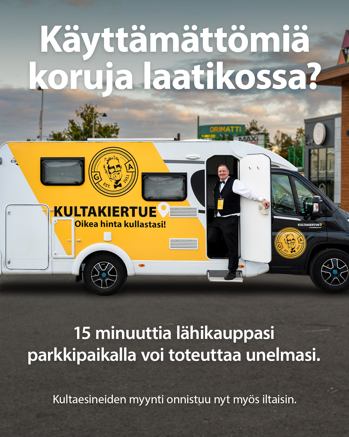 Kultakiertue Facebook ad