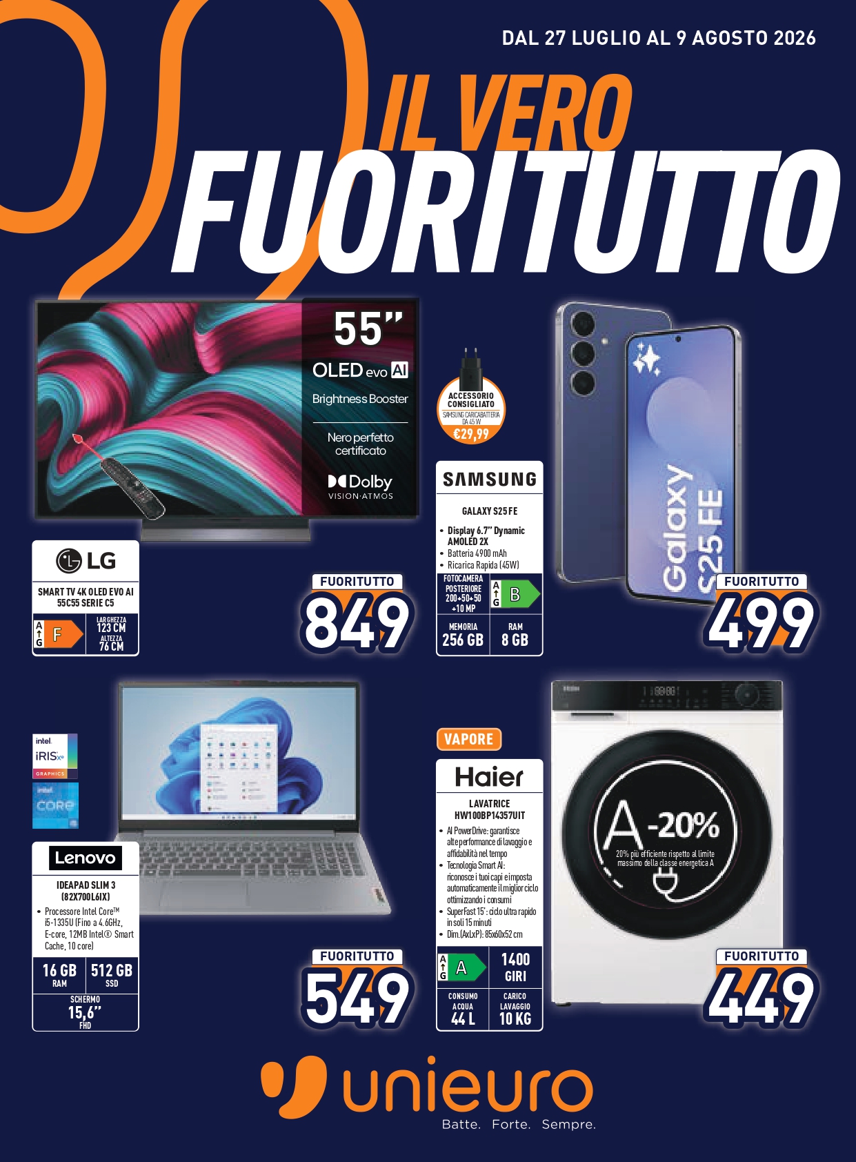Unieuro Reggio Calabria Facebook ad: IL VERO FUORITUTTO è arrivato!