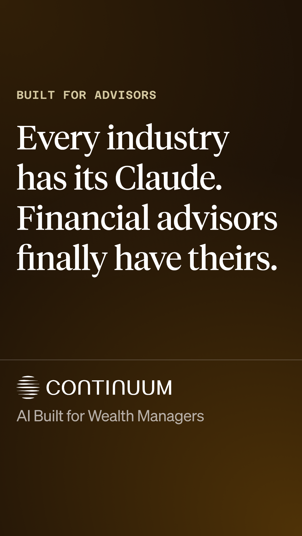 Continuum AI Facebook ad