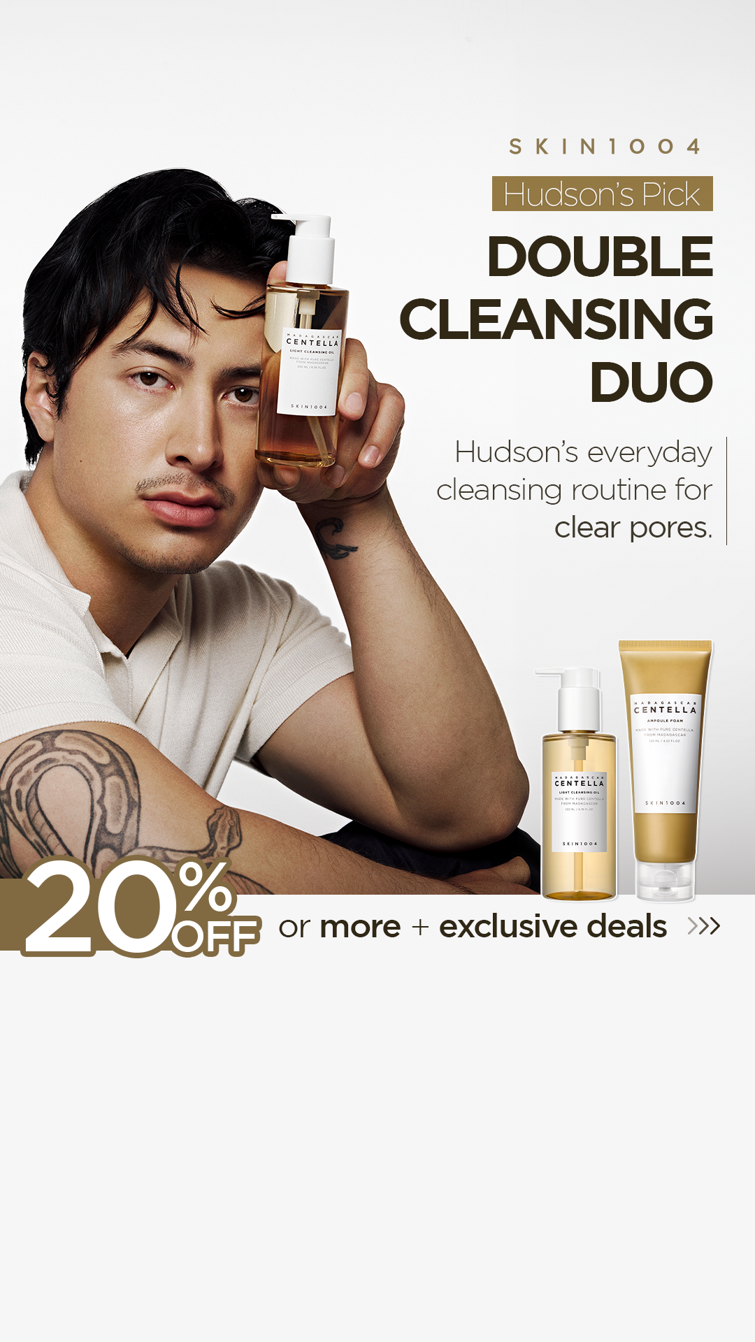 SKIN1004 Facebook ad: 10% OFF O MÁS