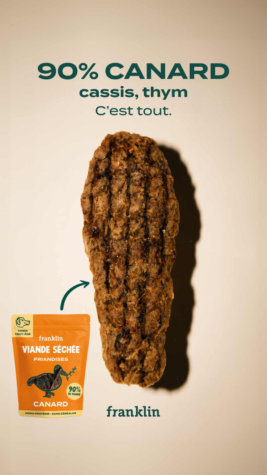Franklin Pet Food Facebook ad