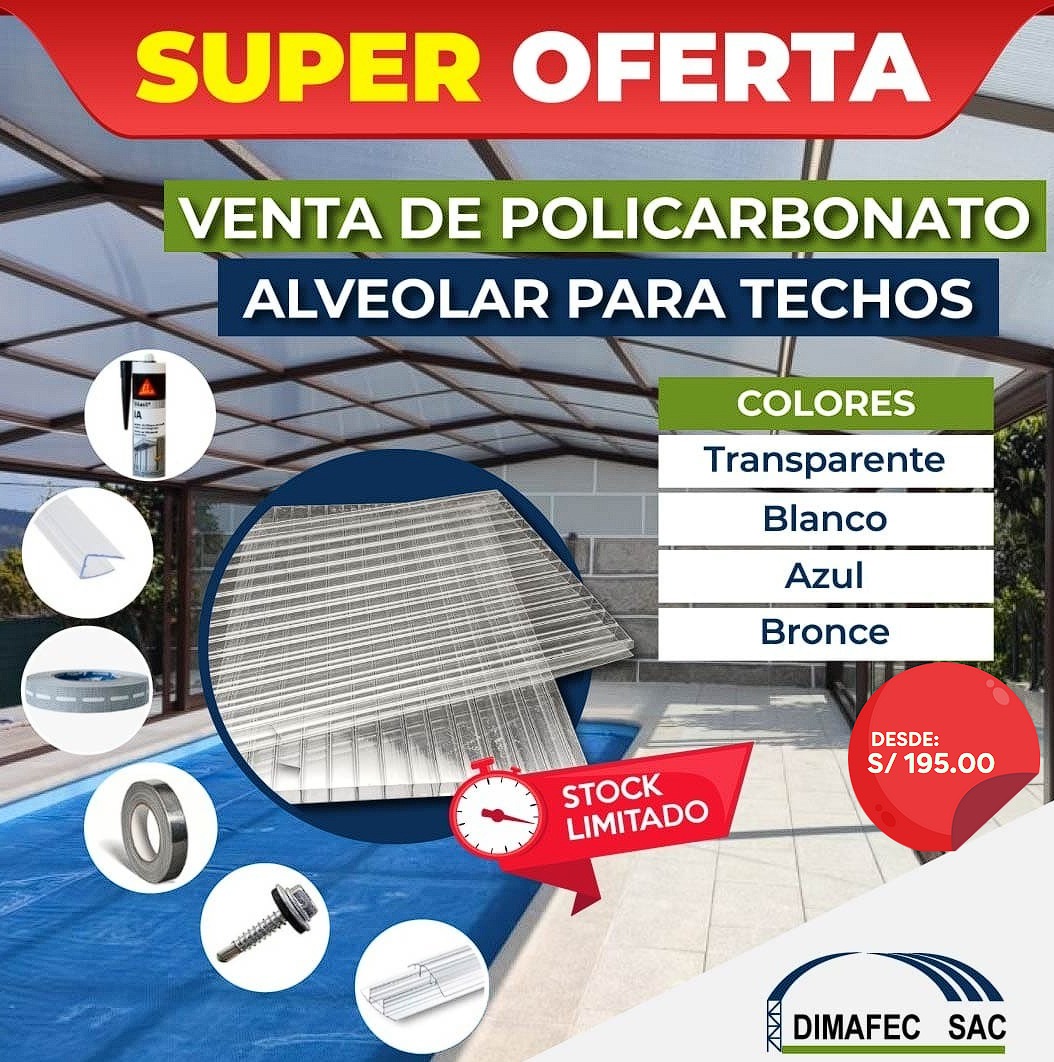 policarbonato Multiwall Facebook ad: policarbonato alveolar ideal para techos de terrazas…